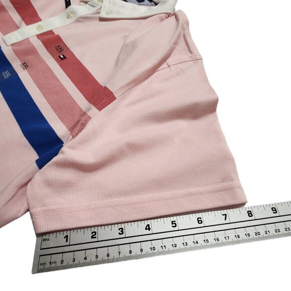 Tommy Hilfiger Men's Short-Sleeve THFLEX Polo Shirt Slim Fit XXL - Picture 5 of 13